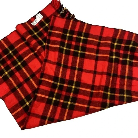 Vintage Faribo plaid 1950s/60s throw blanket
